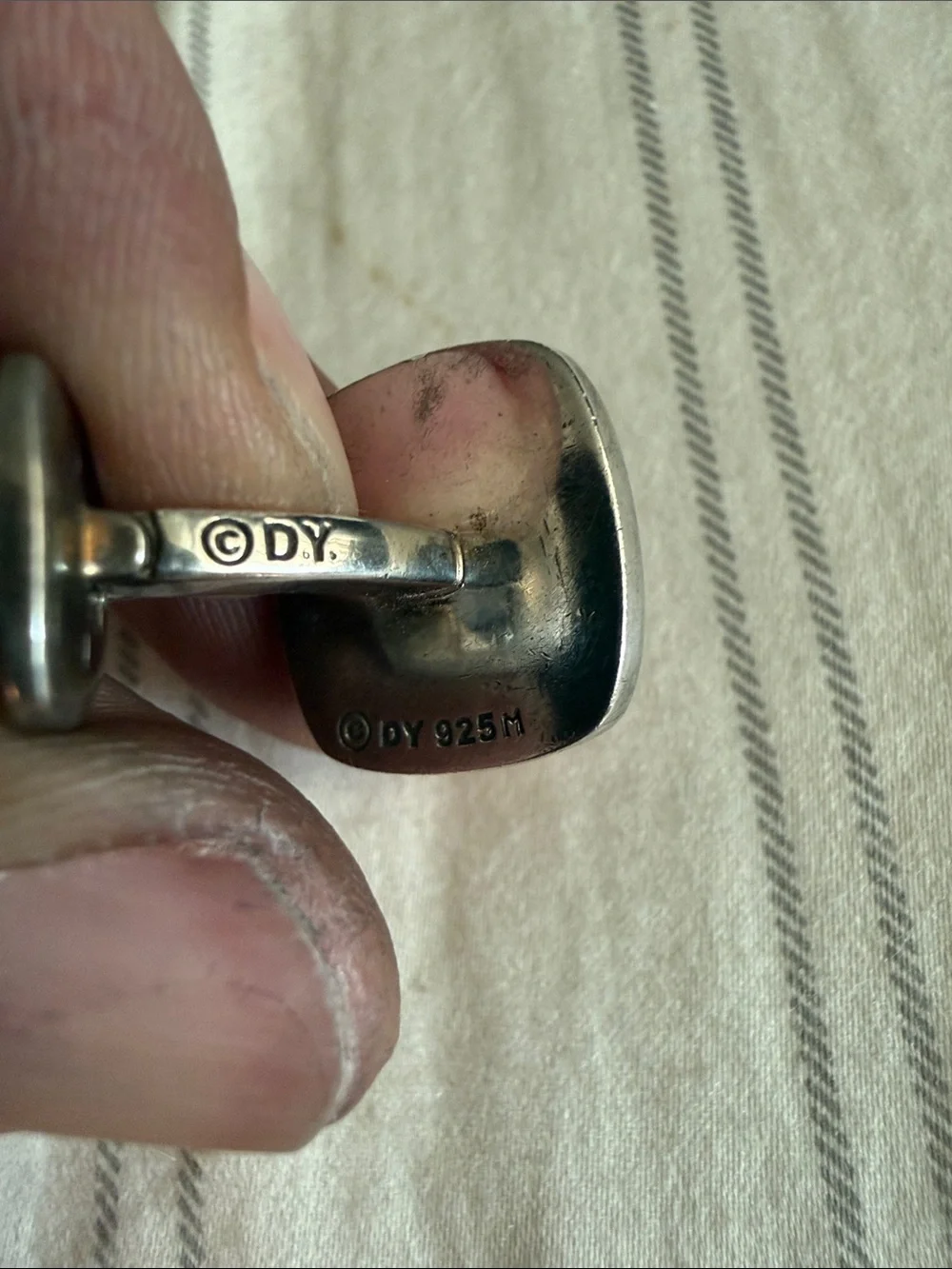 David Yurman 925 Sterling Silver Cufflinks 23.1g